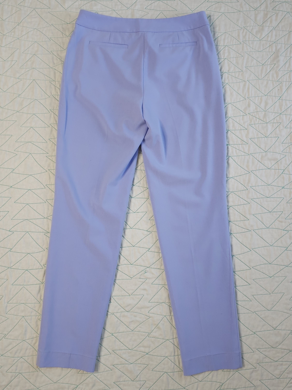 Bar III Blue Flat Front Straight Leg Career Preppy Dress Pants - Picture 3 of 5